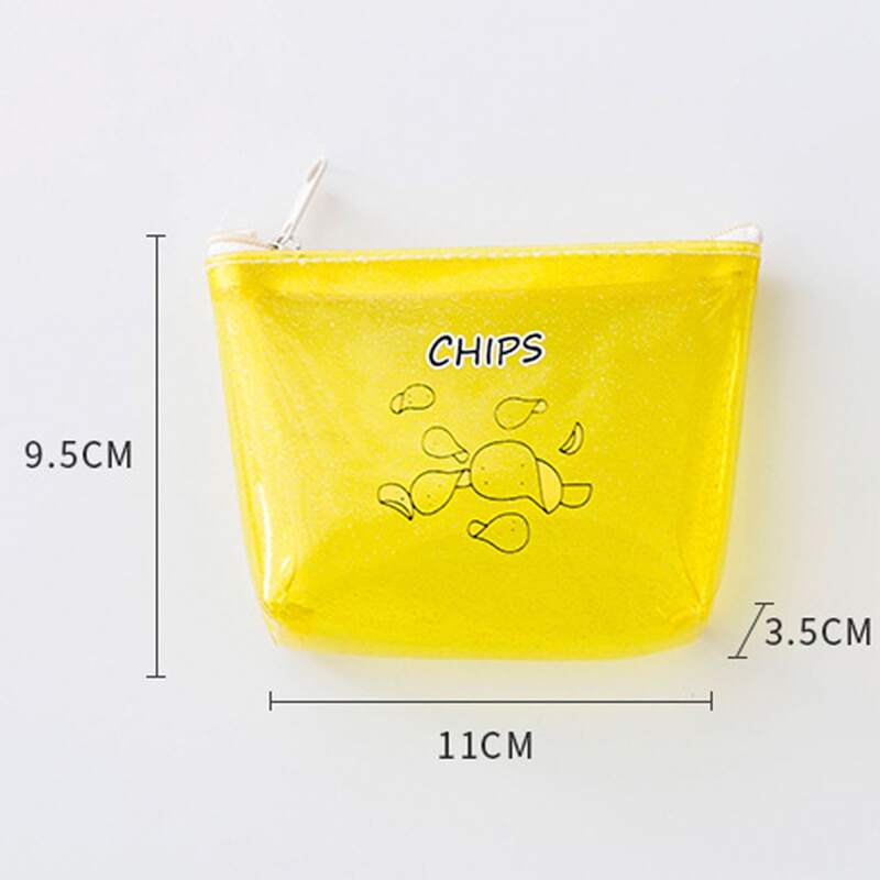

1pc Random Cartoon Clear Stationery Bag, Multicolor