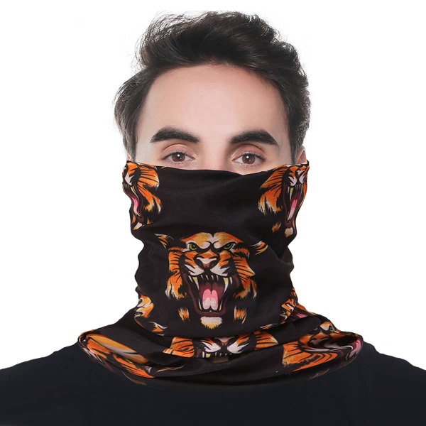 

Men Animal Pattern Sun Protection For The Face, Multicolor