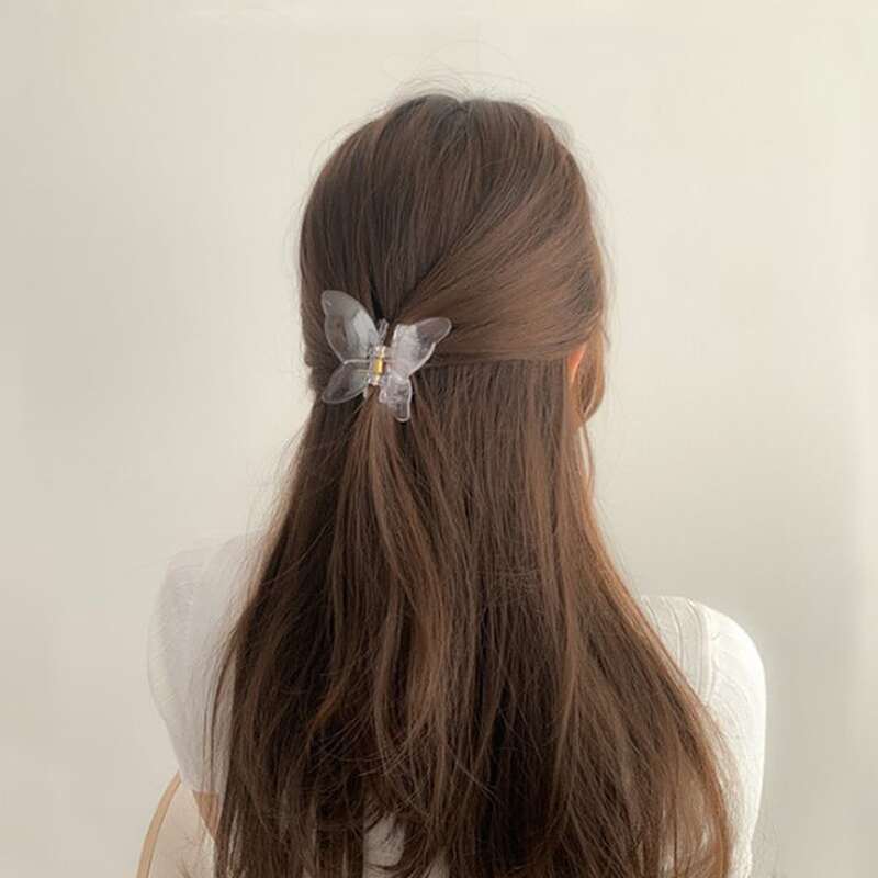 

1pc Clear Butterfly Hair Claw