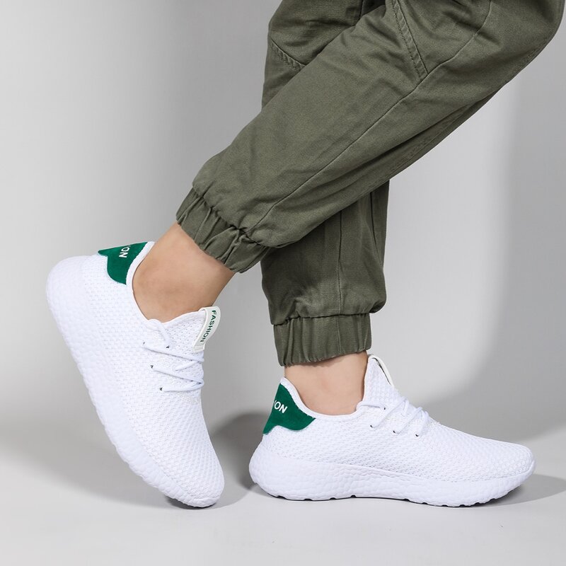 

Lace-up Decor Wide Fit Sneakers, White