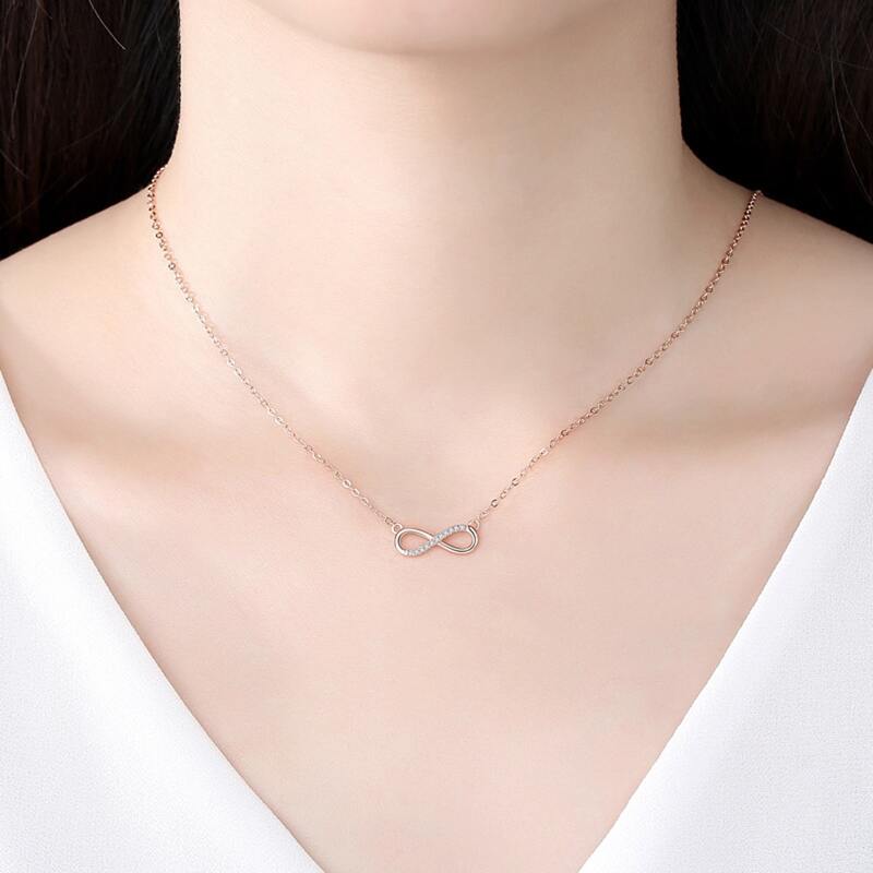 

Rhinestone Bow Pendant Necklace, Gold