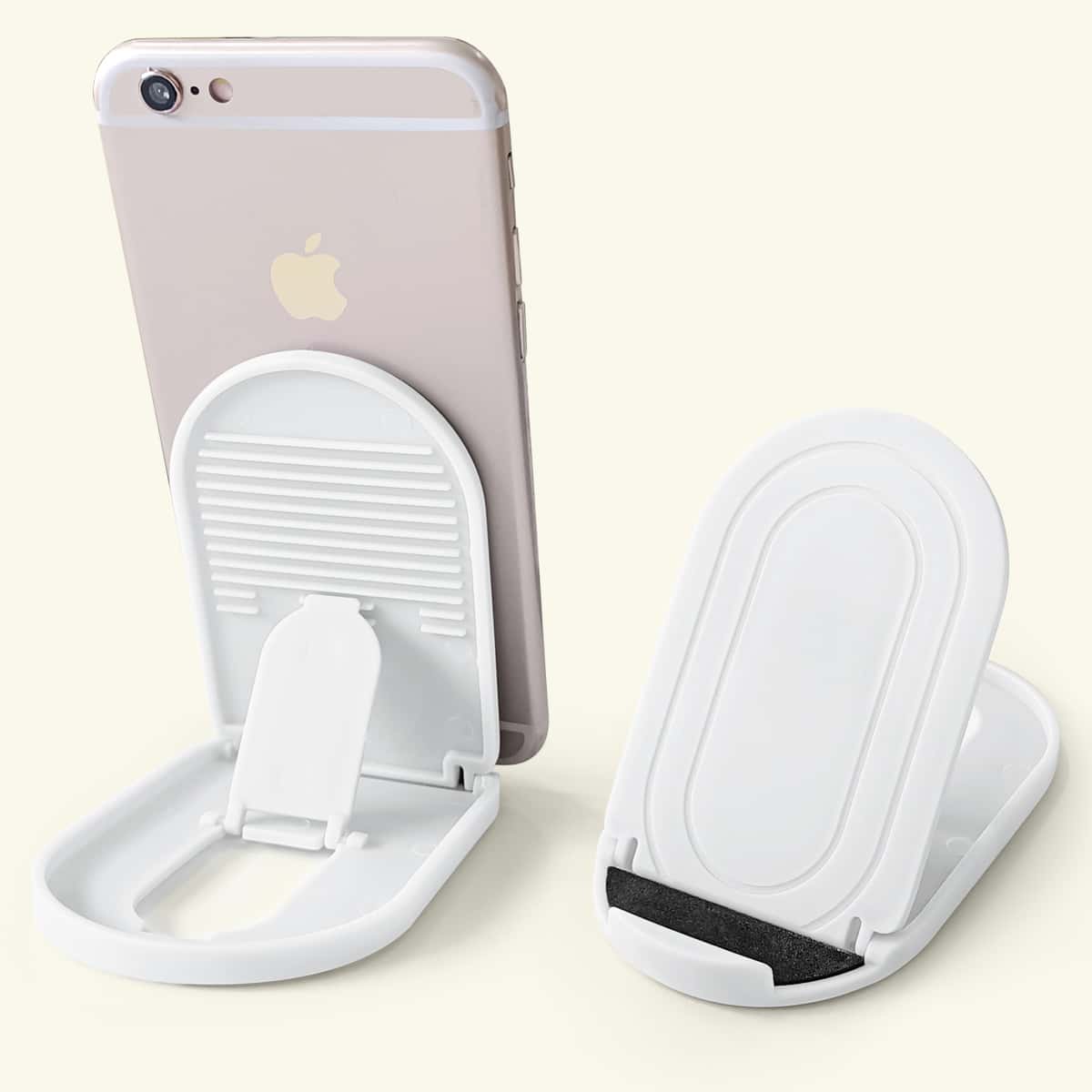 

Solid Desktop Phone Holder, White