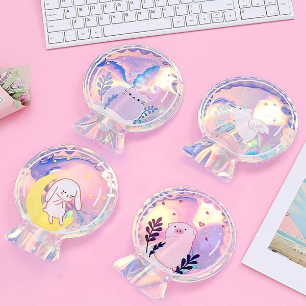 

1pc Cartoon Graphic Random Hot Water Bag, Multicolor