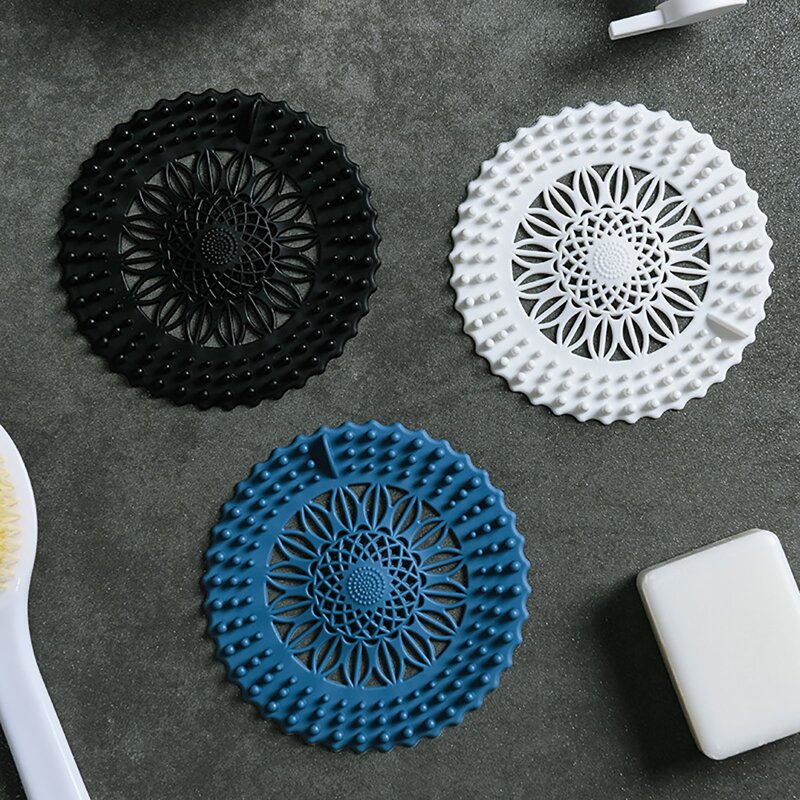 

1pc Random Color Plastic Floor Drain Filter, Multicolor