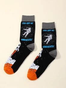 Vớ đồ họa khẩu hiệu nam - Nhiều màu - Xem 4