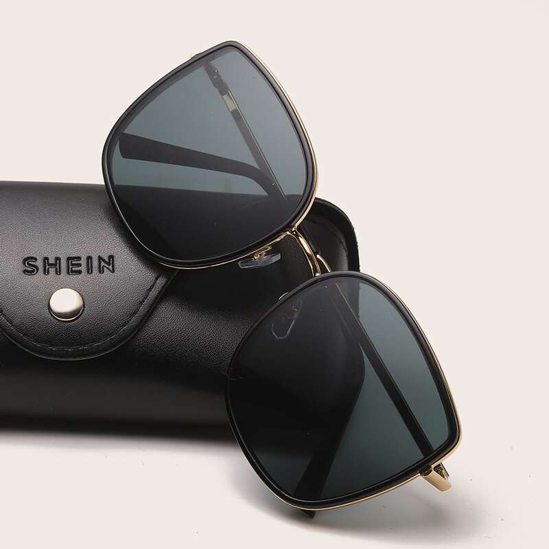 

Guys Square Frame Sunglasses, Dark grey
