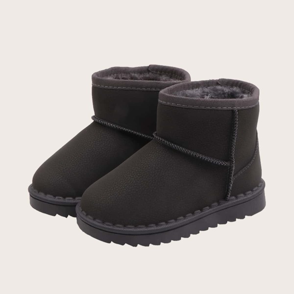 

Boys Minimalist Snow Boots, Grey