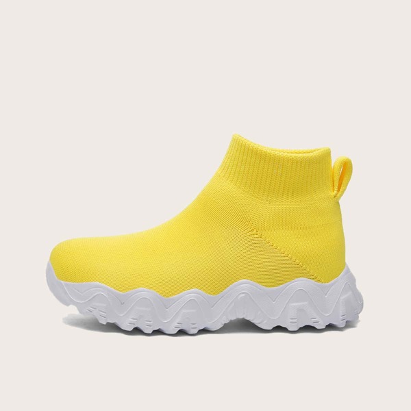 

Girls Slip On Sock Sneakers, Yellow