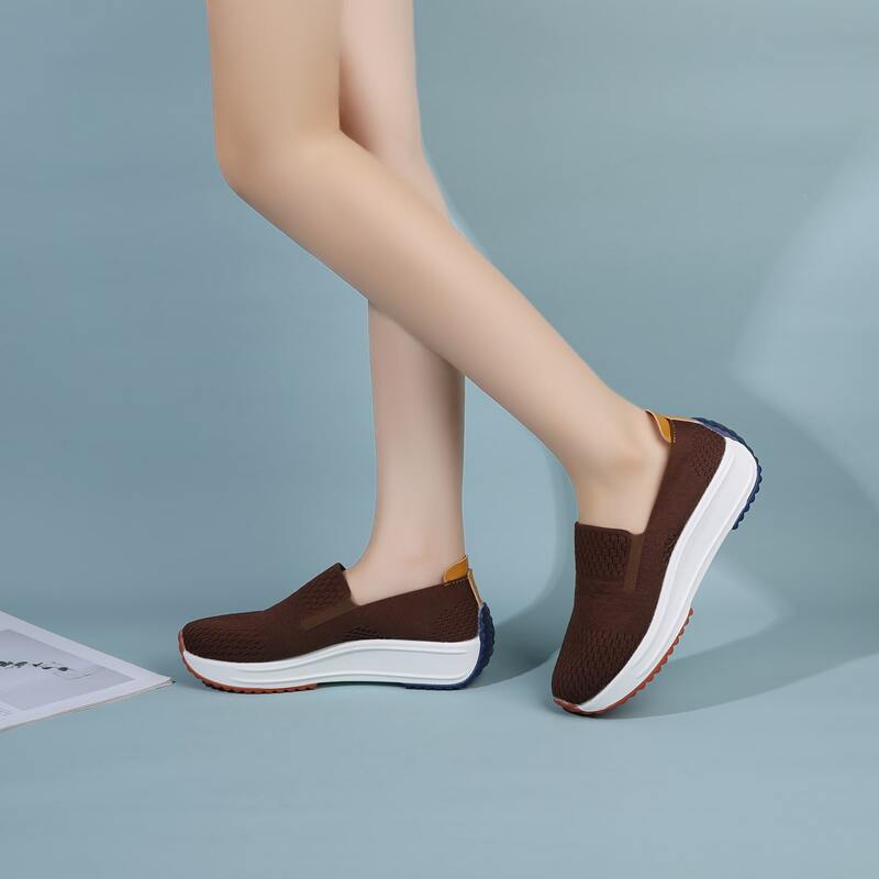

Slip On Low Top Chunky Sneakers, Brown