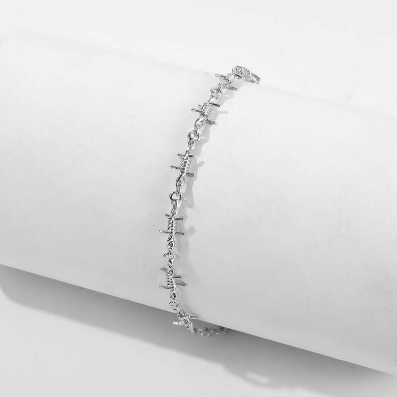 

Simple Metal Bracelet, Silver