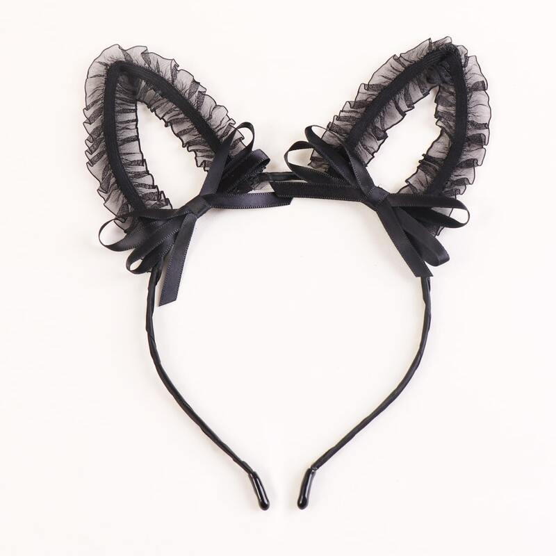 

Halloween Bow Hair Hoop, Black