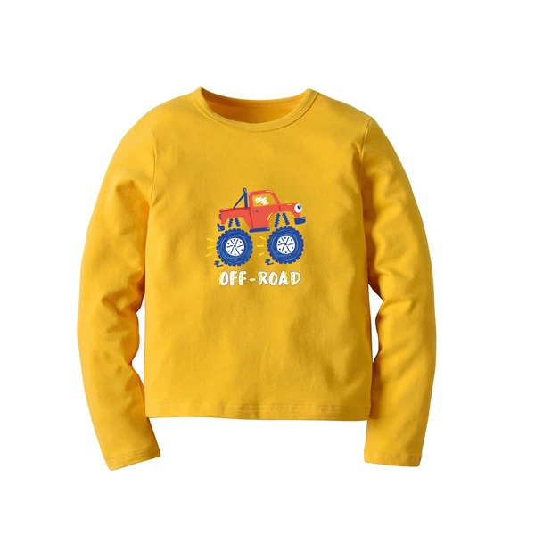 

Toddler Boys Cartoon Graphic Tee, Yellow