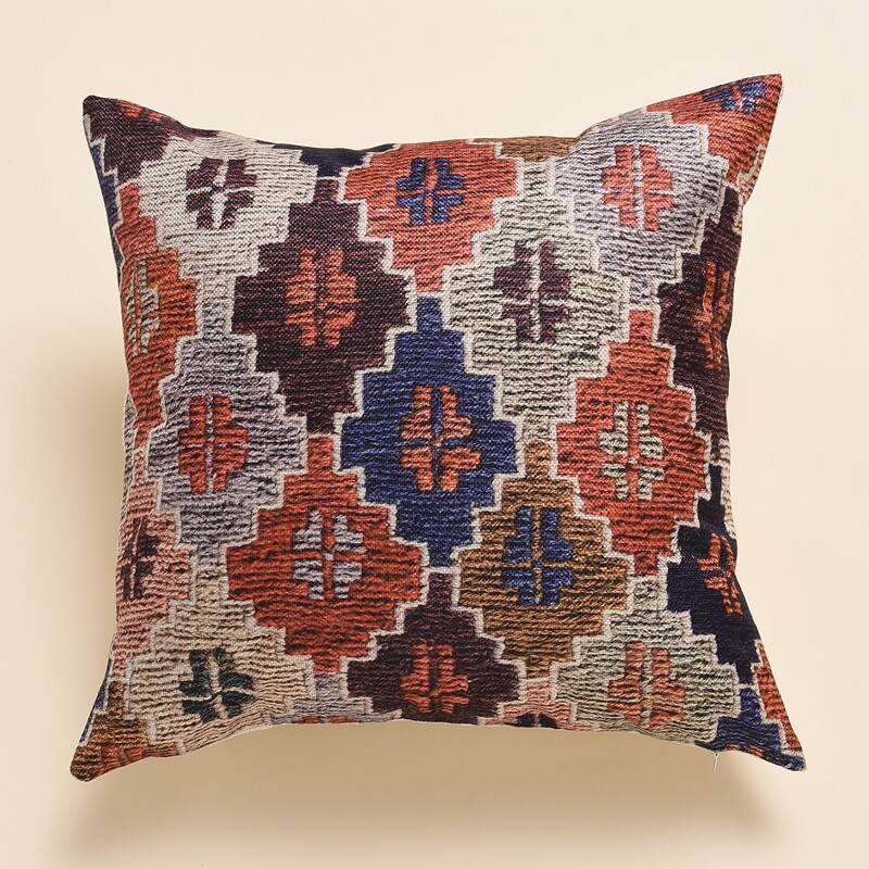 

Geometric Pattern Cushion Cover Without Filler, Multicolor