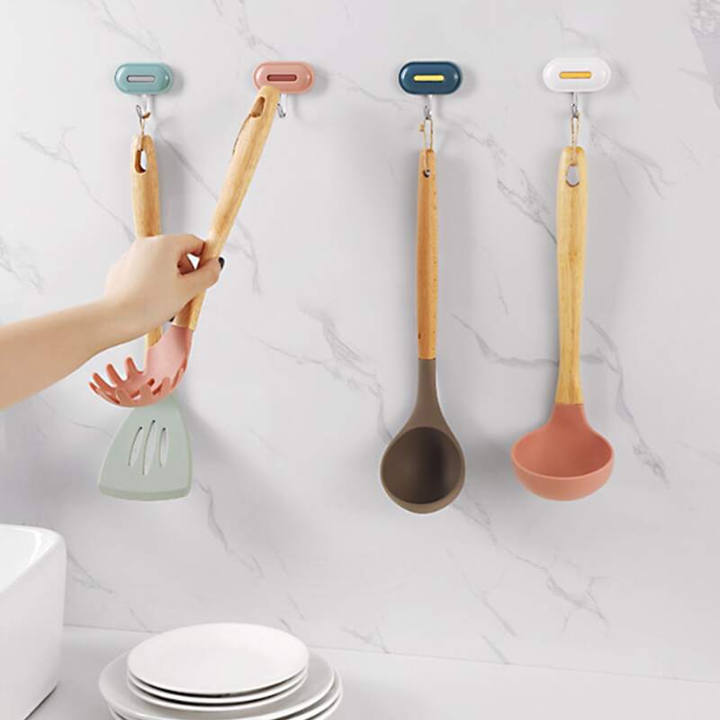 

8pcs Random Wall-mounted Storage Hook, Multicolor