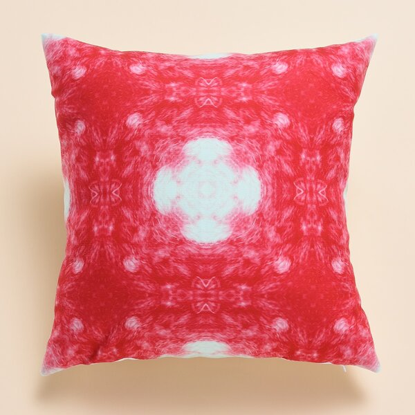

Graphic Print Cushion Cover Without Filler, Red