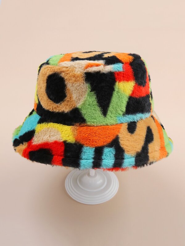 Is That The New Letter Graphic Fluffy Bucket Hat ?? ROMWE USA