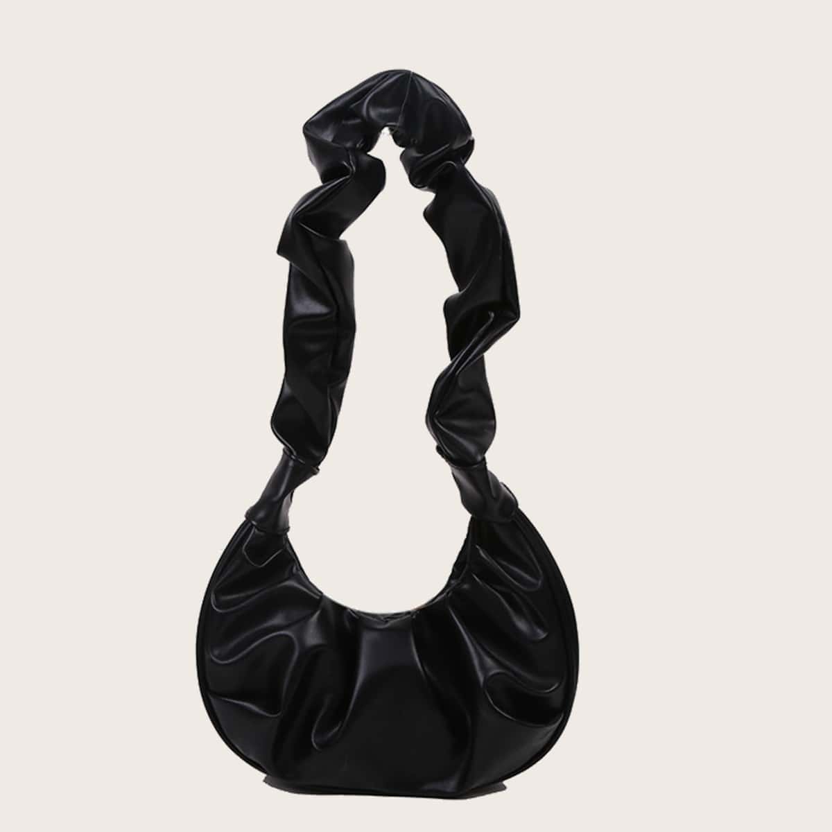 

Simple Ruched Bag, Black