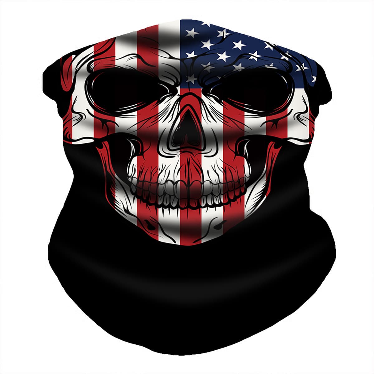 

Guys Skull Pattern Sun Protection For The Face, Multicolor