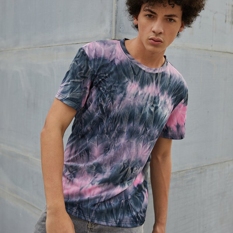 

Guys Tie Dye Tee, Multicolor