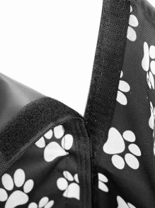 1 Tấm Thảm Xe Ô Tô Cho Thú Cưng Chống Thấm Nước & Chống Bụi Bẩn Bằng Vải Oxford, Thích Hợp Cho Chó Nhỏ/Vừa/Lớn Cho Cả Sử Dụng Ngoài Trời Và Trong Nhà - màu đen - Xem 3