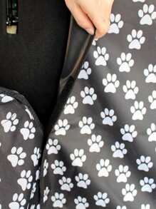 1 Tấm Thảm Xe Ô Tô Cho Thú Cưng Chống Thấm Nước & Chống Bụi Bẩn Bằng Vải Oxford, Thích Hợp Cho Chó Nhỏ/Vừa/Lớn Cho Cả Sử Dụng Ngoài Trời Và Trong Nhà - màu đen - Xem 4