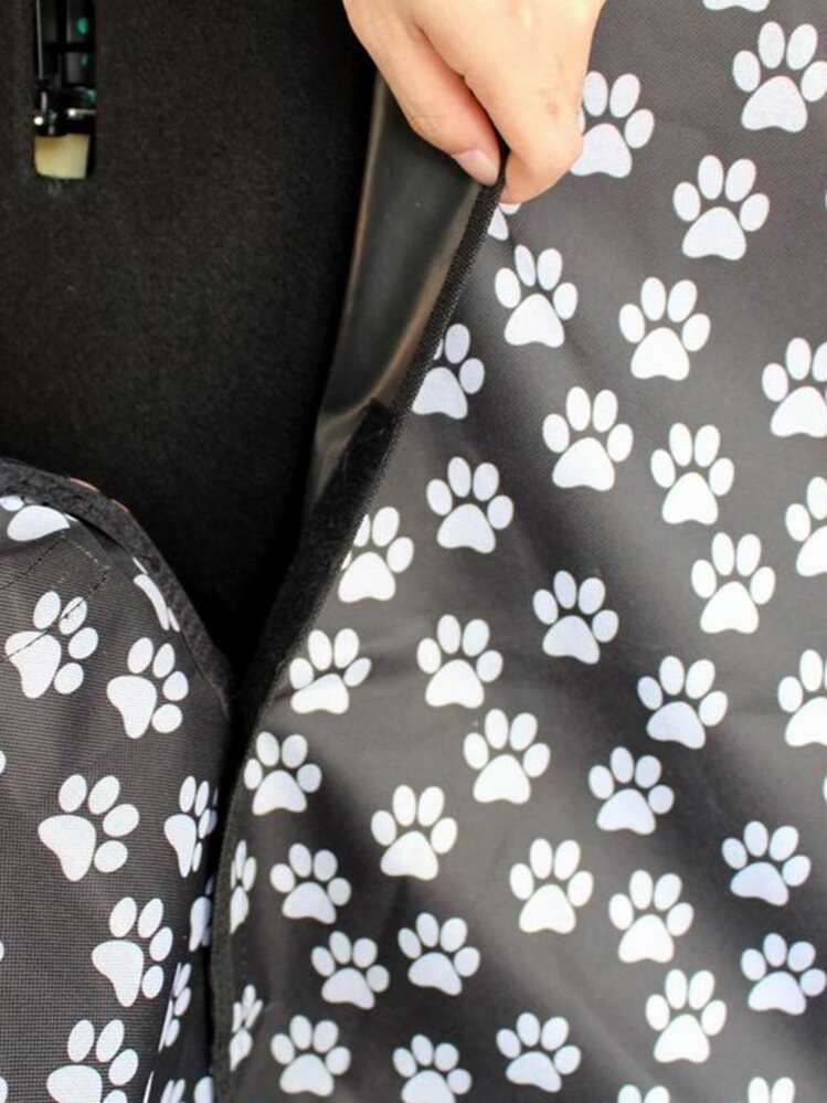 CGEAMDY Tappetino Impermeabile Traspirante per Animali Domestici di Sicurezza, Seggiolino Auto Rinforzato, Seggiolino Auto per Cani Oxford, Lavabile, per Animali Domestici, per Cani E Animali(Nero