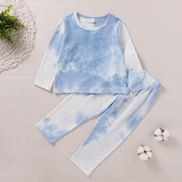 

Toddler Girls Tie Dye Pajama Set, Multicolor
