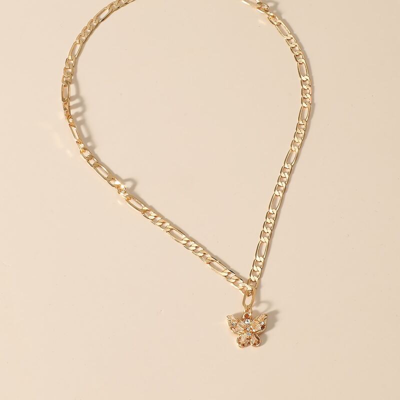 

Butterfly Chain Necklace, Gold