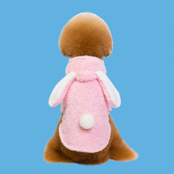 

Big Ear Dog Hoodie, Pink