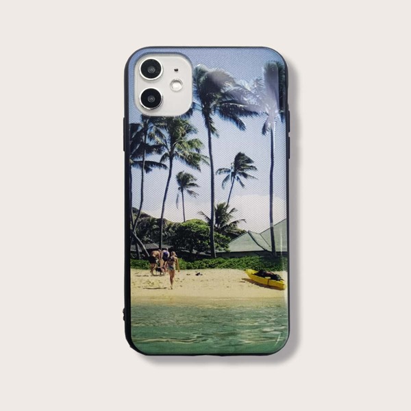 

Чехол для iPhone с пляжным рисунком, Многоцветный