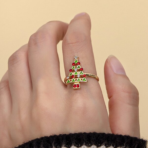 

Christmas Tree Decor Ring, Multicolor