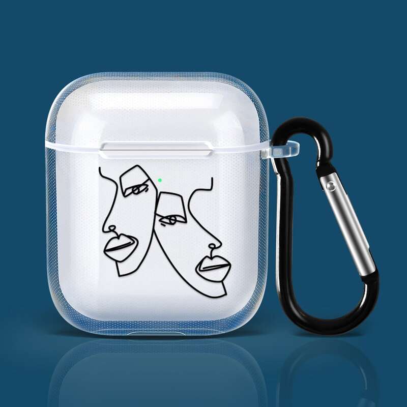 

Abstract Pattern Clear Airpods Case