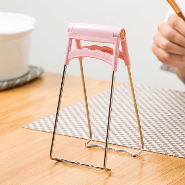 

1pc Anti-scald Bowl Clip, Baby pink