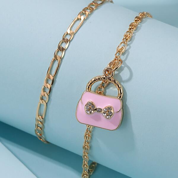 

Handle Bag Charm Bracelet, Multicolor