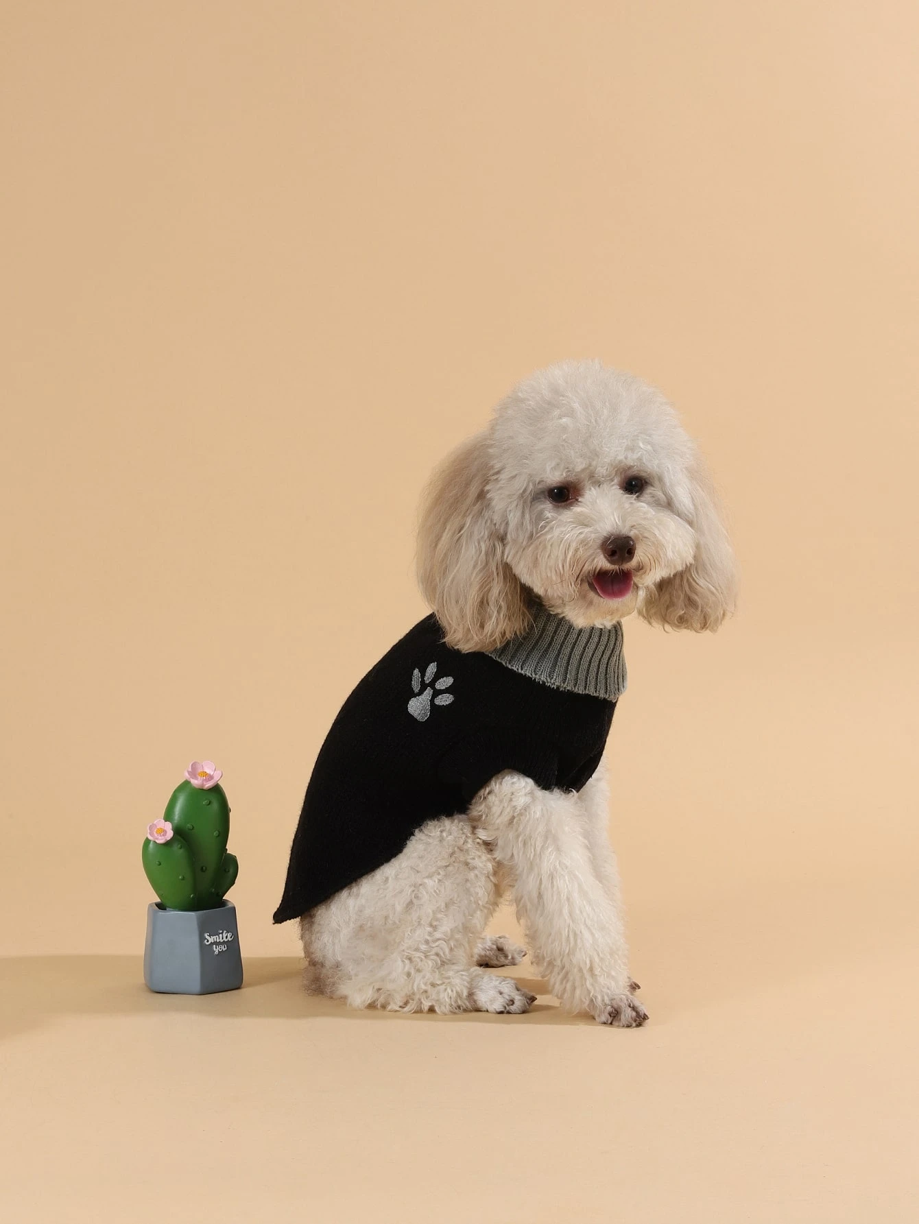 embroidered dog sweater