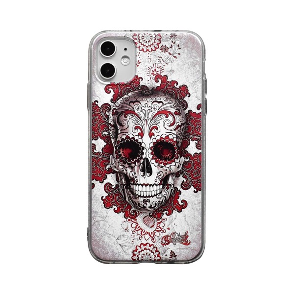 

Чехол для iPhone с рисунком черепа, Многоцветный