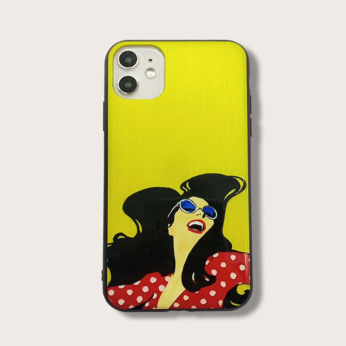

Figure Graphic iPhone Case, Yellow