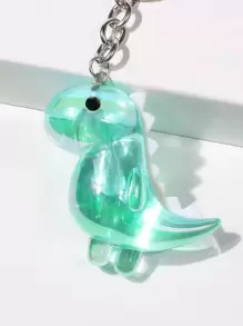 1 pieza Llavero con modelo de dinosaurio lindo, adecuado para regalos, festivales y uso diario - Verde - Ver 5