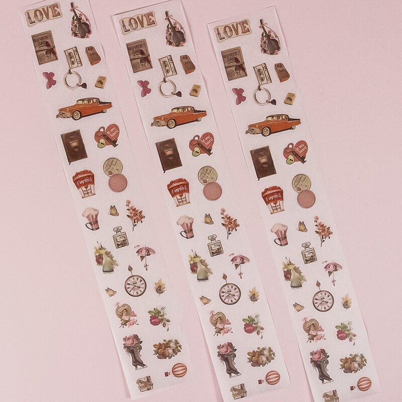 

1sheet Mixed Pattern Sticker, Multicolor