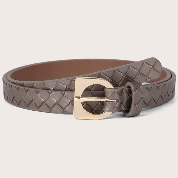 

Metal Buckle Belt, Brown
