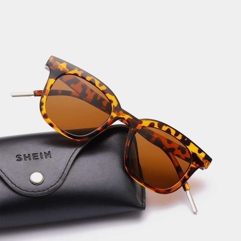 

Tortoiseshell Frame Sunglasses, Multicolor