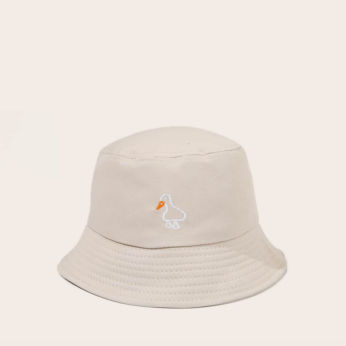 

Cartoon Duck Bucket Hat, Beige