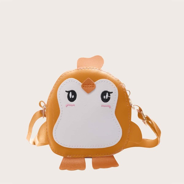 

Girls Cartoon Design Crossbody Bag, Yellow