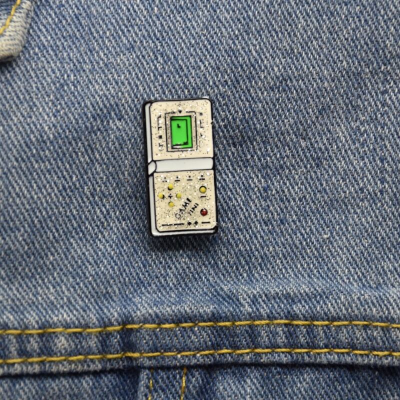 

Game Console Design Brooch, Multicolor