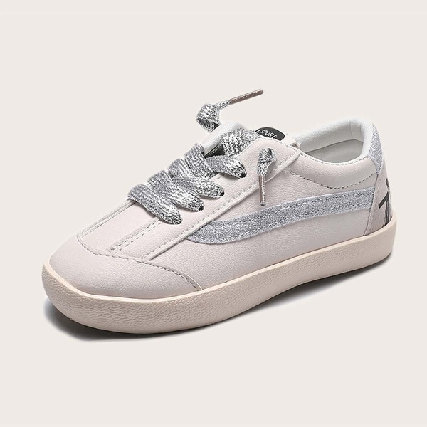 

Boys Glitter Detail Skate Shoes, Silver