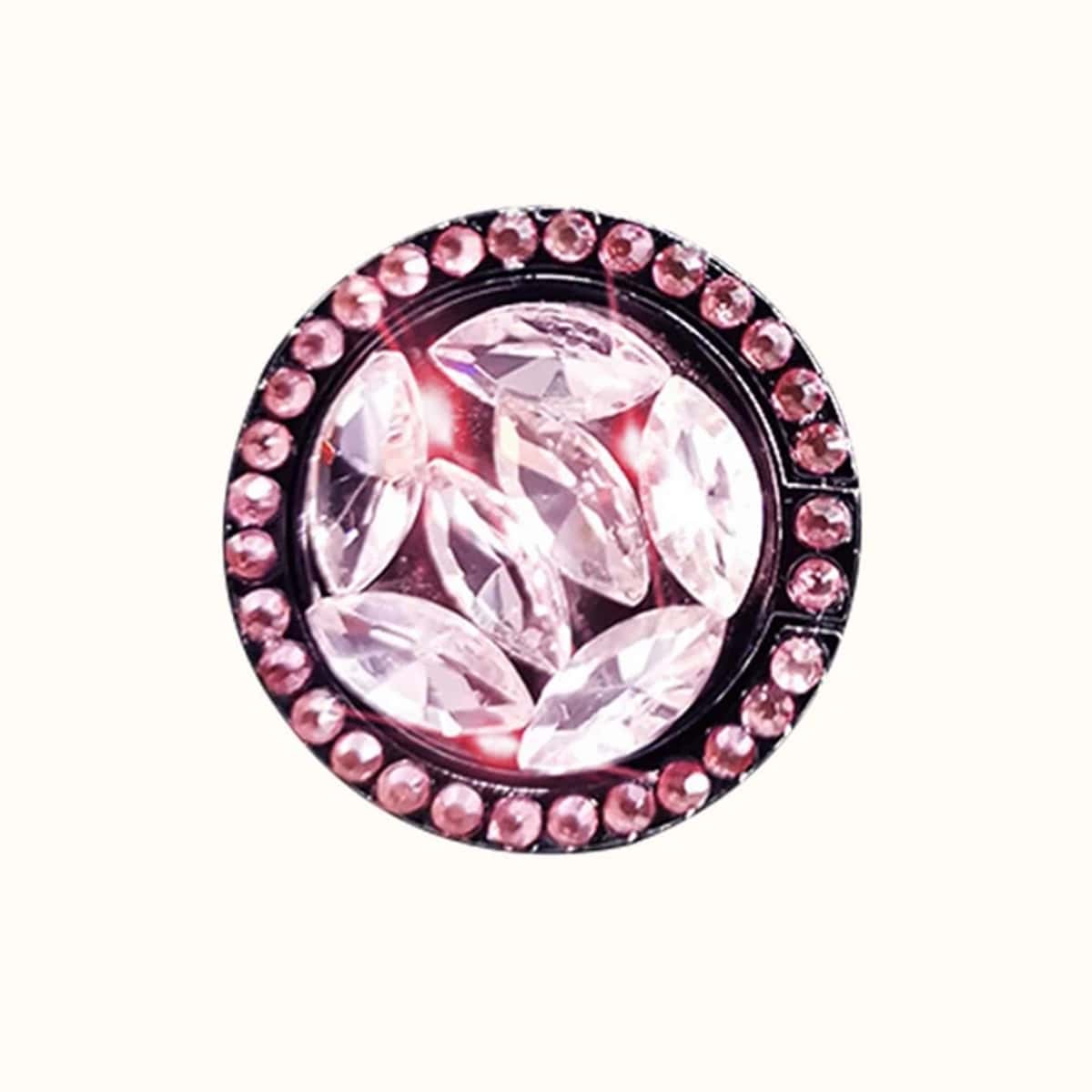

Rhinestone Decor Phone Ring Holder, Pink