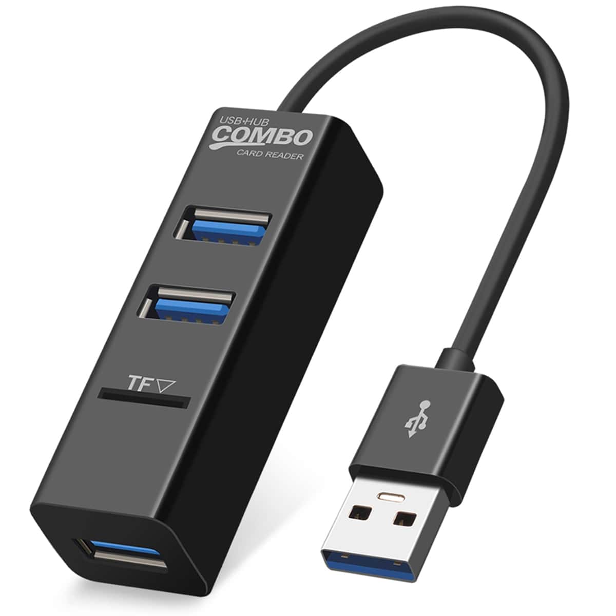 

3 Ports Switch USB Splitter, Black