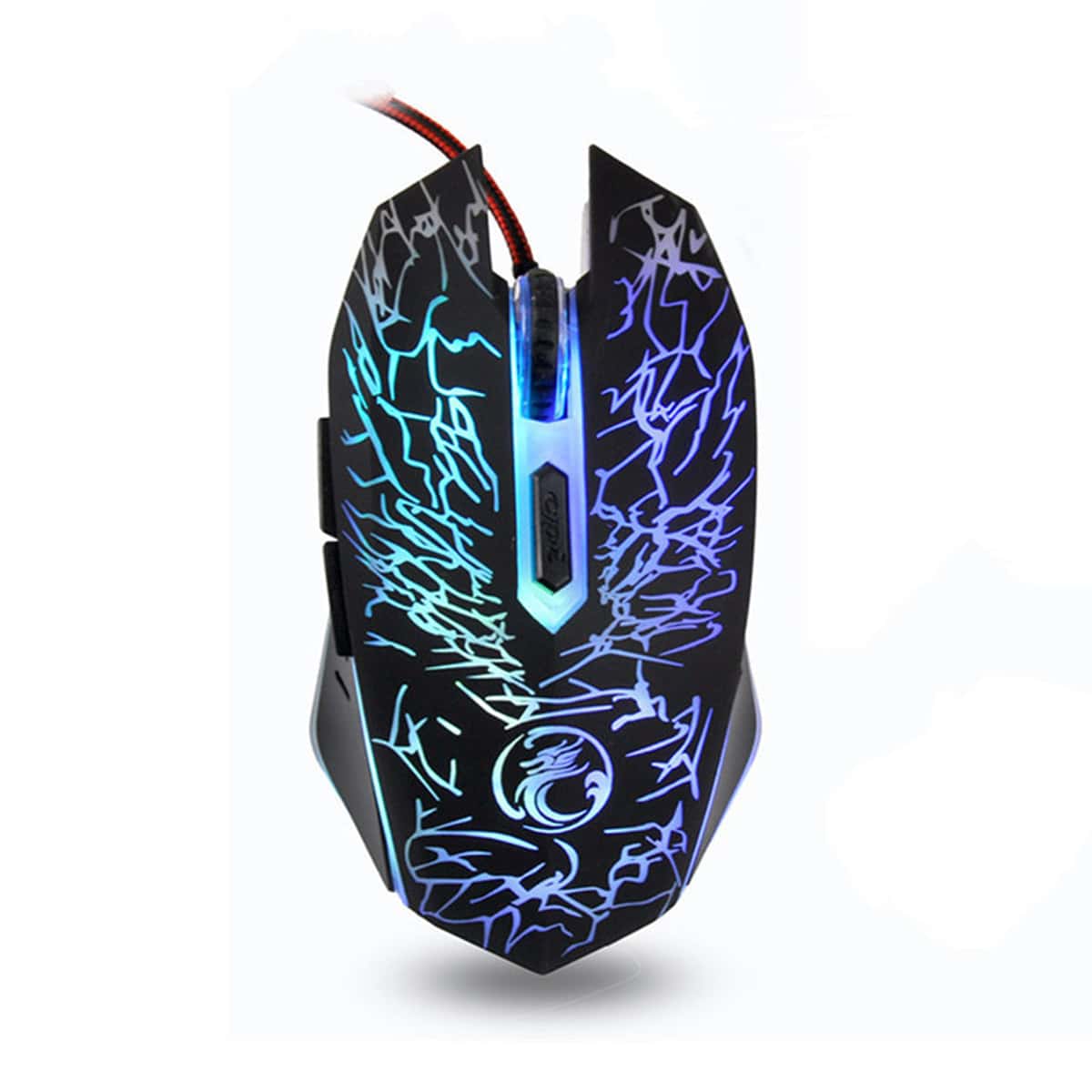 

1pc Glow Gaming Mouse, Multicolor