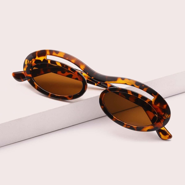 

Men Tortoiseshell Frame Sunglasses, Multicolor
