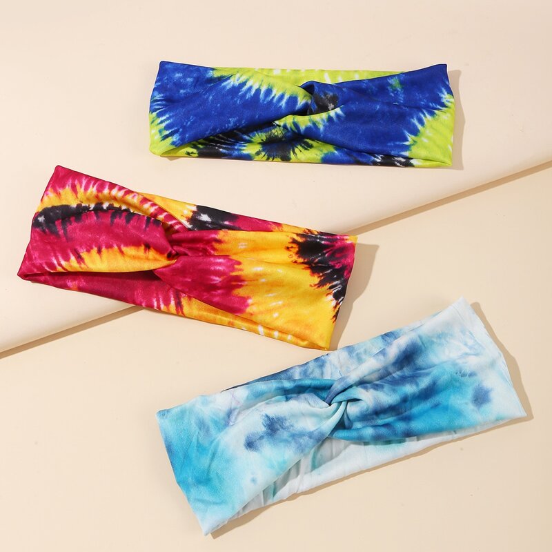 

3pcs Color Block Headband, Multicolor